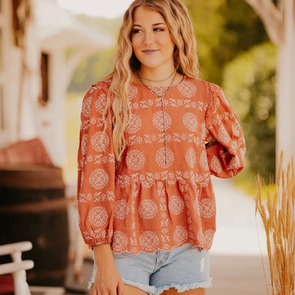 Embroidered Top